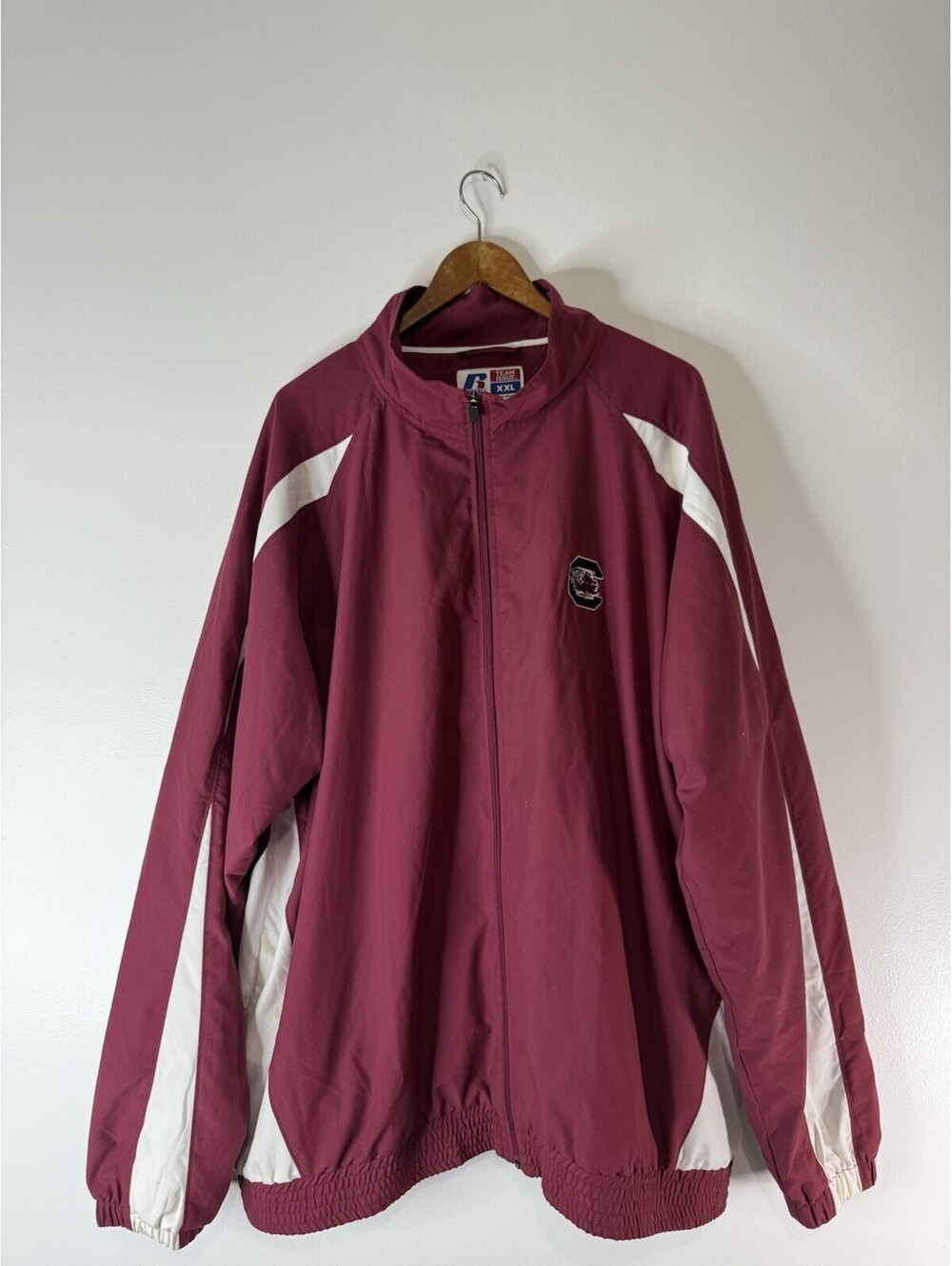 Russell Athletic South Carolina Gamecocks Vintage Lightweight FullZip Jacket XXL